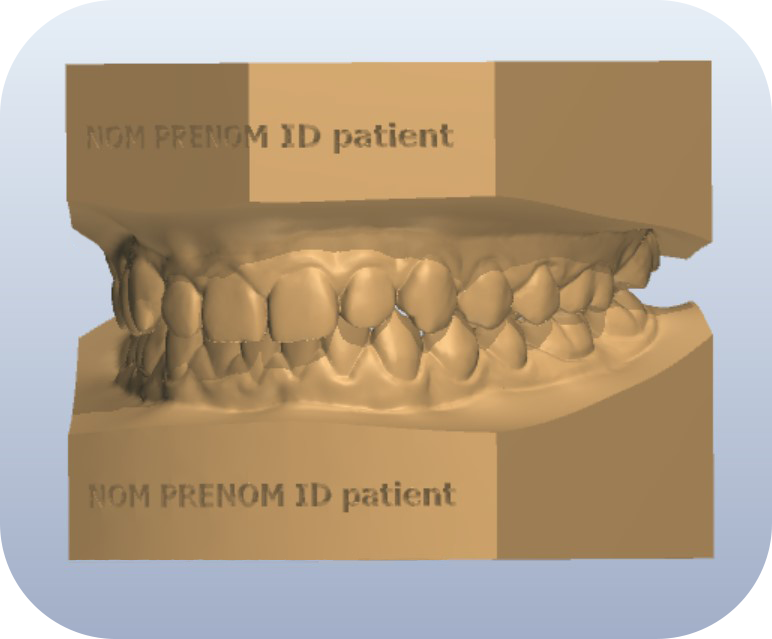 Modèle d'étude numérique bibliothèque virtuelle serveur sécurisé consultation liste archives Orthogem laboratoire ODF orthodontie 25 ans légal